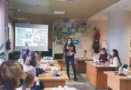 Kūrybinės dirbtuvės „Stebuklingi senelio batai“ su rašytoja Igne Zarambaite