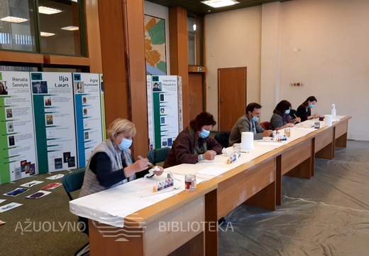 Dailės terapijos užsiėmimas su neuroedukatore Rimante Tamoliūniene