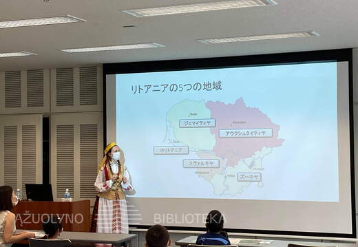 Lietuvos regionus pristato Gifu prefektūros tarptautinių ryšių koordinatorė Ž. Jomantaitė