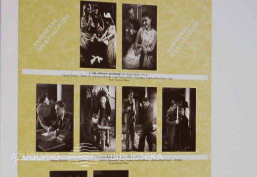 Algimanto Masiulio vaidmenys Panevėžio dramos teatre (skaidrė)