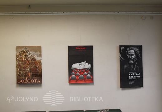 Leidinių ir dokumentų parodos "Algimantą Masiulį prisimenant..." plakatai