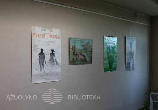 Leidinių ir dokumentų parodos "Algimantą Masiulį prisimenant..." plakatai