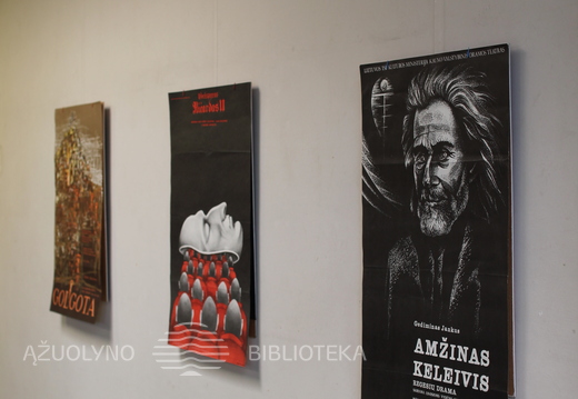 Leidinių ir dokumentų parodos "Algimantą Masiulį prisimenant..." plakatai