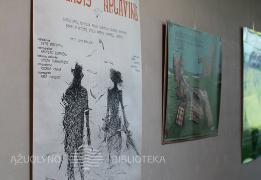 Leidinių ir dokumentų parodos "Algimantą Masiulį prisimenant..." plakatai