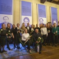 Kardinolas Sigitas Tamkevičiumius SJ, fondo „Bažnyčios kronika“ direktorė Diana Adomaitiene