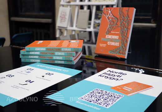 Mindaugo Grajausko knygos „Asmeninio produktyvumo istorijos: eksperimentuojančio žmogaus užrašai“ pristatymas