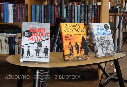 Knygos „Kruvinos saulėgrąžos: Rusijos-Ukrainos karo dienoraštis“ pristatymas