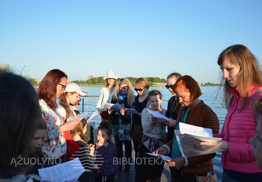 Lopšinių vakaras Masčio ežero prieplaukoje