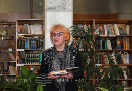 Renginio akimirka. Aktorė Doloresa Kazragytė