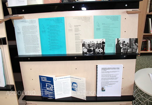 Leidinių ir dokumentų paroda "Michailas Čechovas - ateities teatro vedlys"